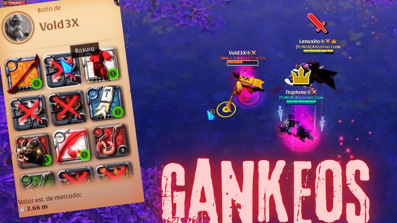 GANKEOS en ZONA NEGRA | Highlights#143 | Albion Online