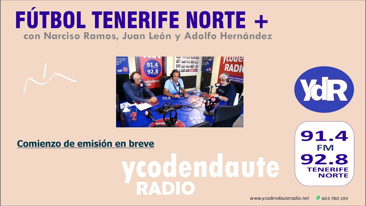 26.01.2026 / FUTBOL TENERIFE NORTE +... con Narciso Ramos