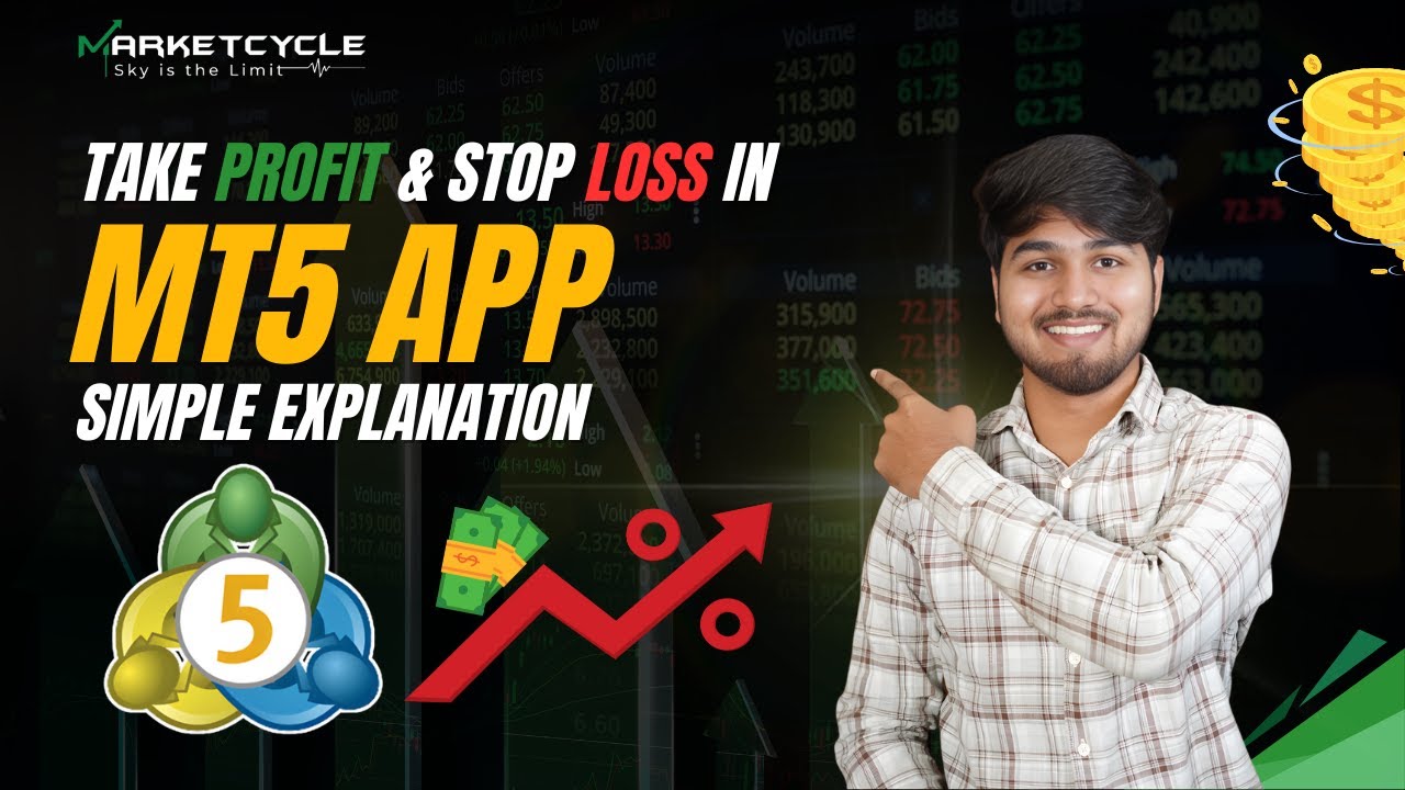 Take Profit & Stop Loss in MT5 App | Easy Explanation for Beginners #learntrading #trading #stocks