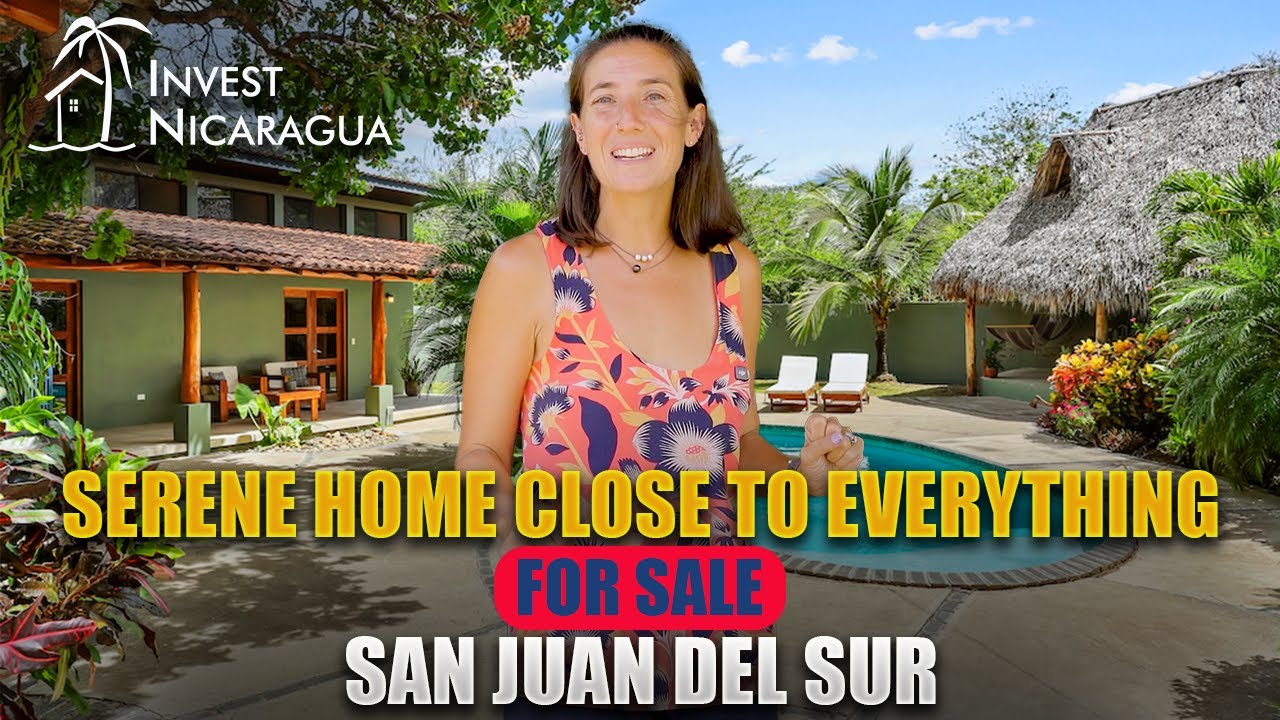 Serene Four Bedroom Home Close to Everything – For Sale in San Juan del Sur, Nicaragua