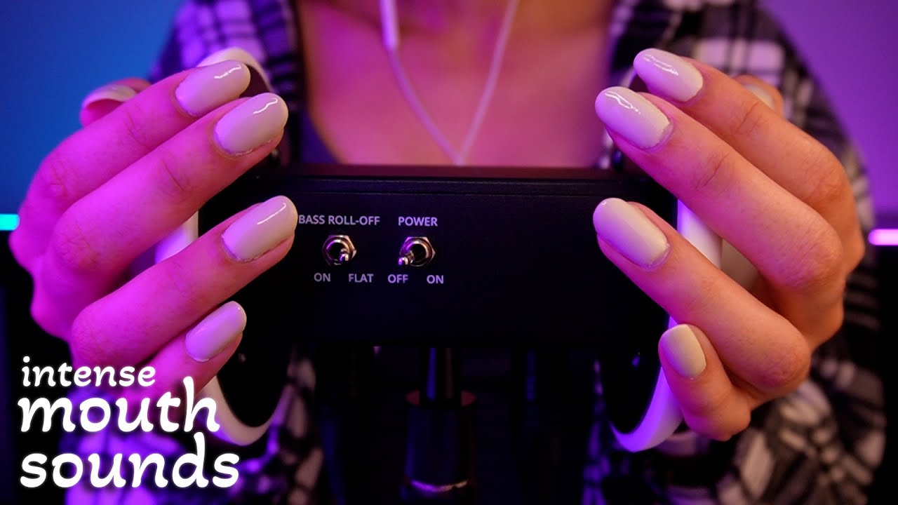 *INTENSE EAR TINGLES* Ear Attention & Mouth Sounds (ear tapping & tingles) ~ ASMR