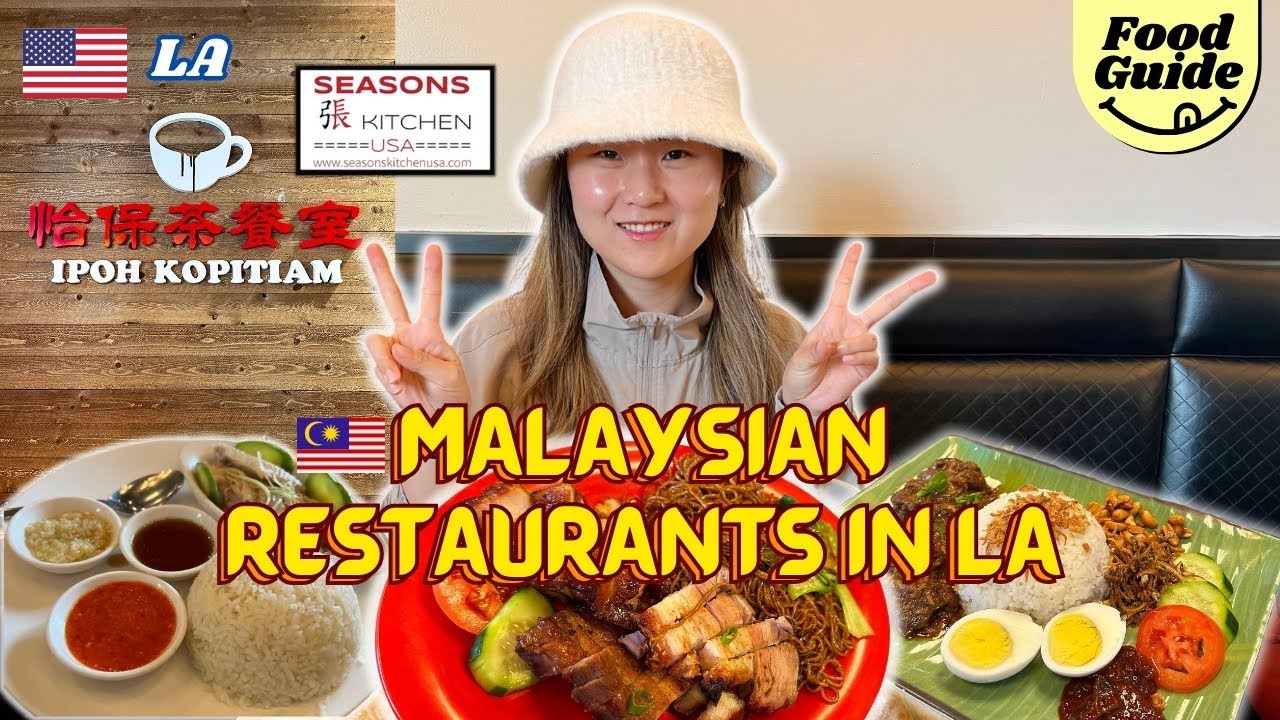 BEST Malaysian Food in LA | Malaysian Food Reaction in USA | Seasons Kitchen USA & Ipoh Kopitiam