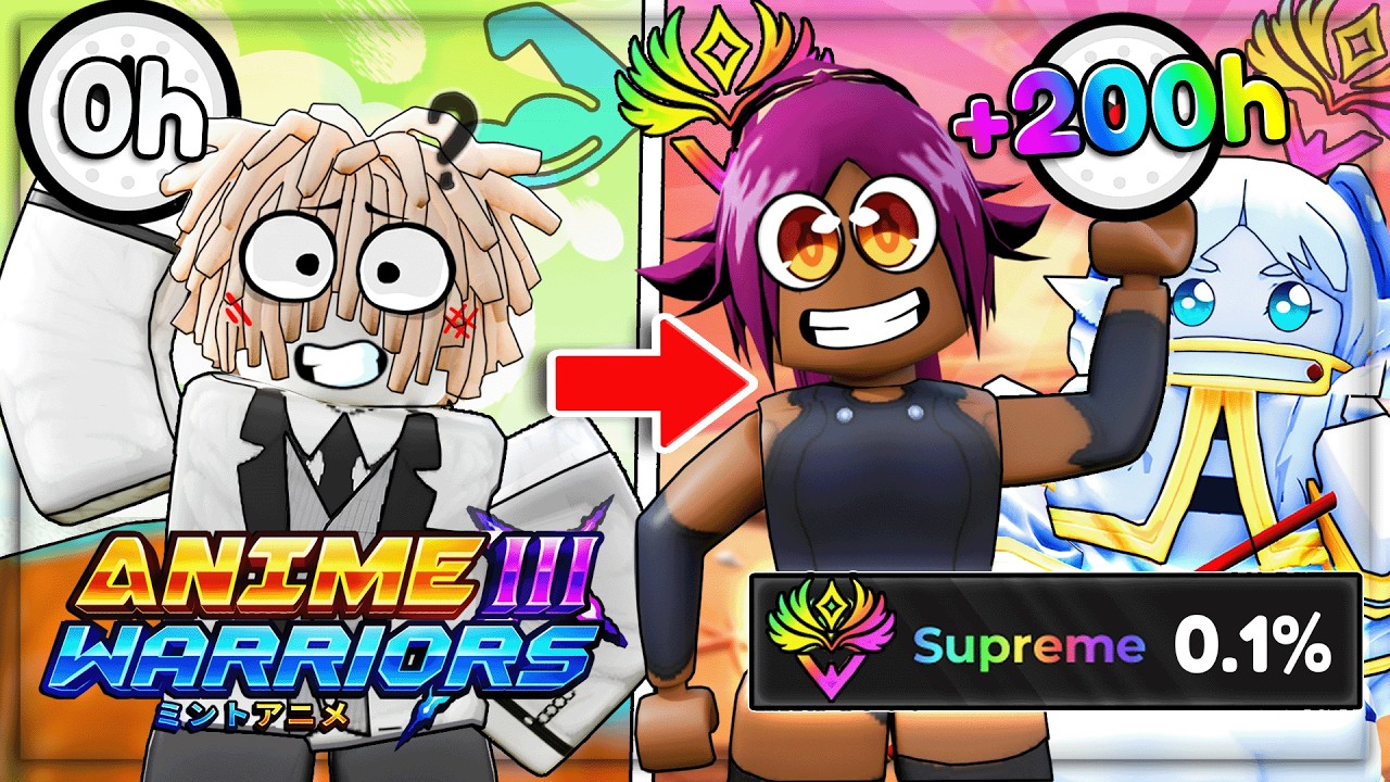 I Went From NOOB To STRONGEST In Anime Warriors 3!