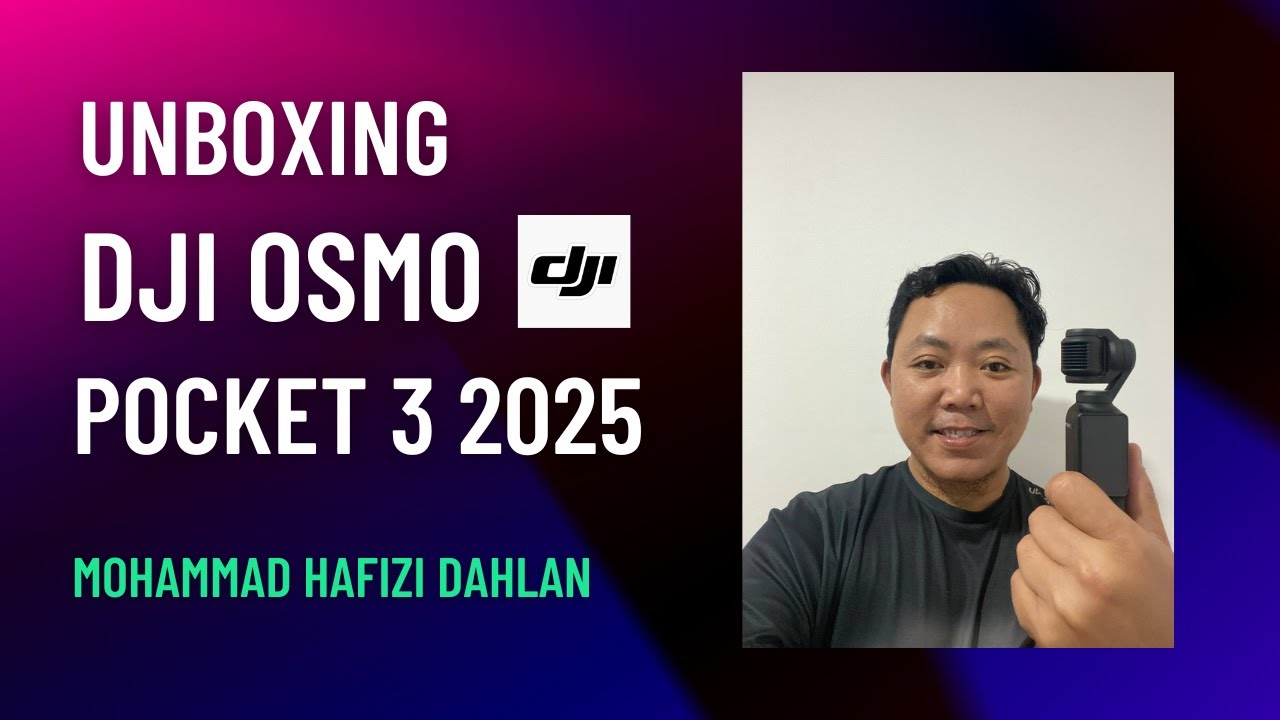 Unboxing Dji Osmo Pocket 3 2025
