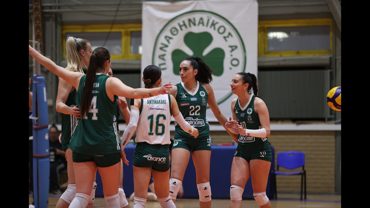 Παναθηναϊκός – Α.Σ.Π. Θέτις | 20η αγωνιστική Volley League Γυναικών