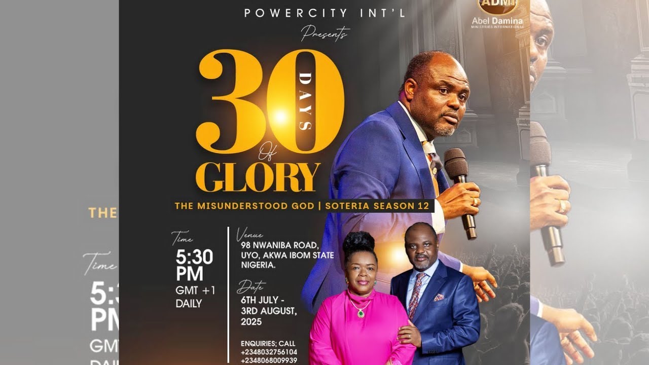 30 DAYS OF GLORY 2025 | SOTERIA SEASON 12 (PART 22) DAY 19 | DR ABEL DAMINA