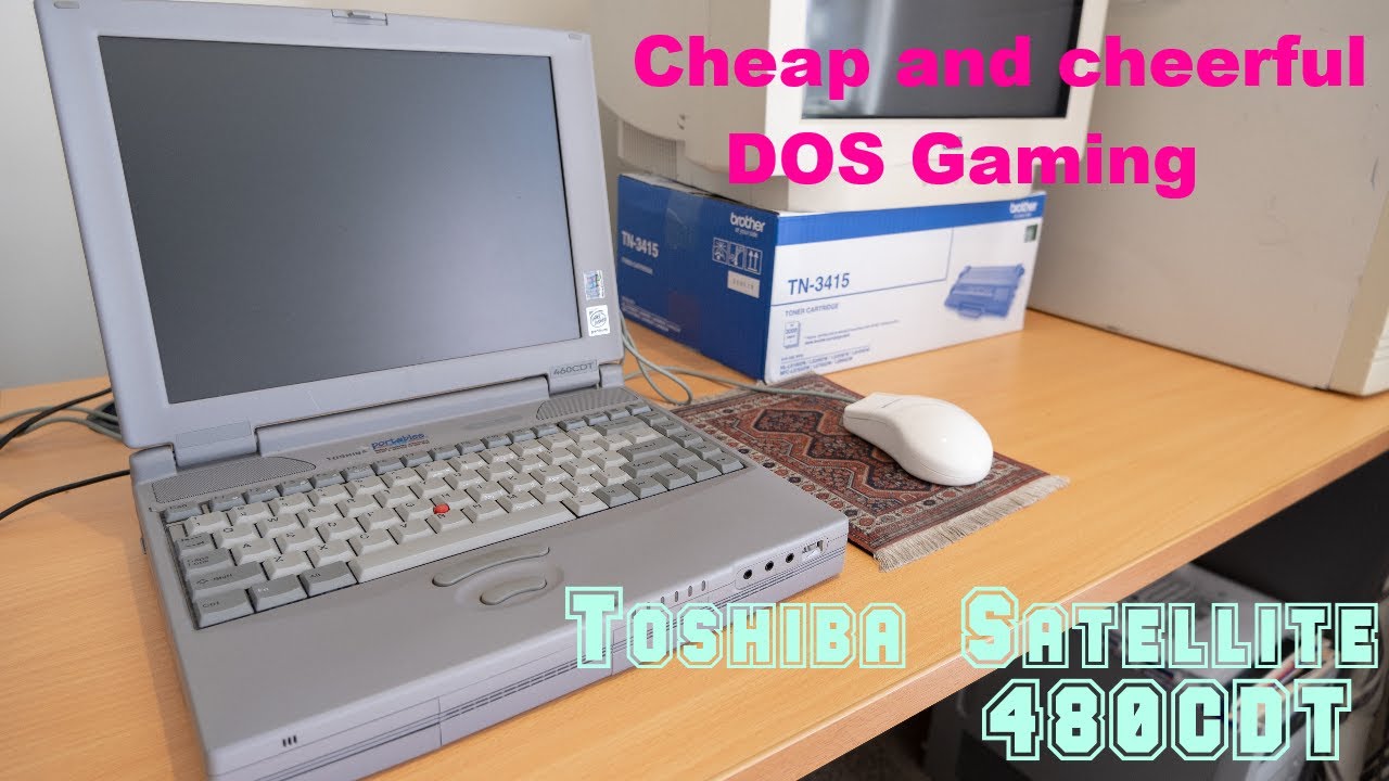 Toshiba Satellite 480CDT Overview, Cheap DOS gaming beast!