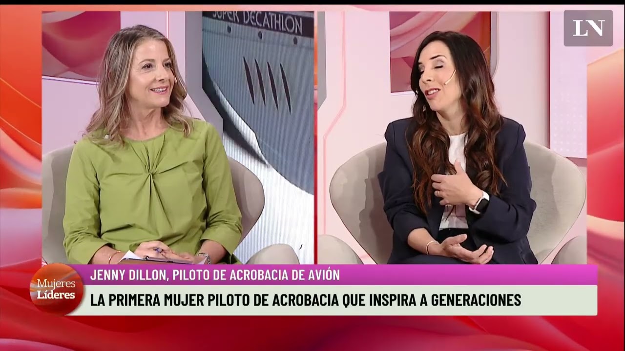 La primera mujer piloto de acrobacia que inspira a generaciones: Jenny Dillon en Mujeres Líderes