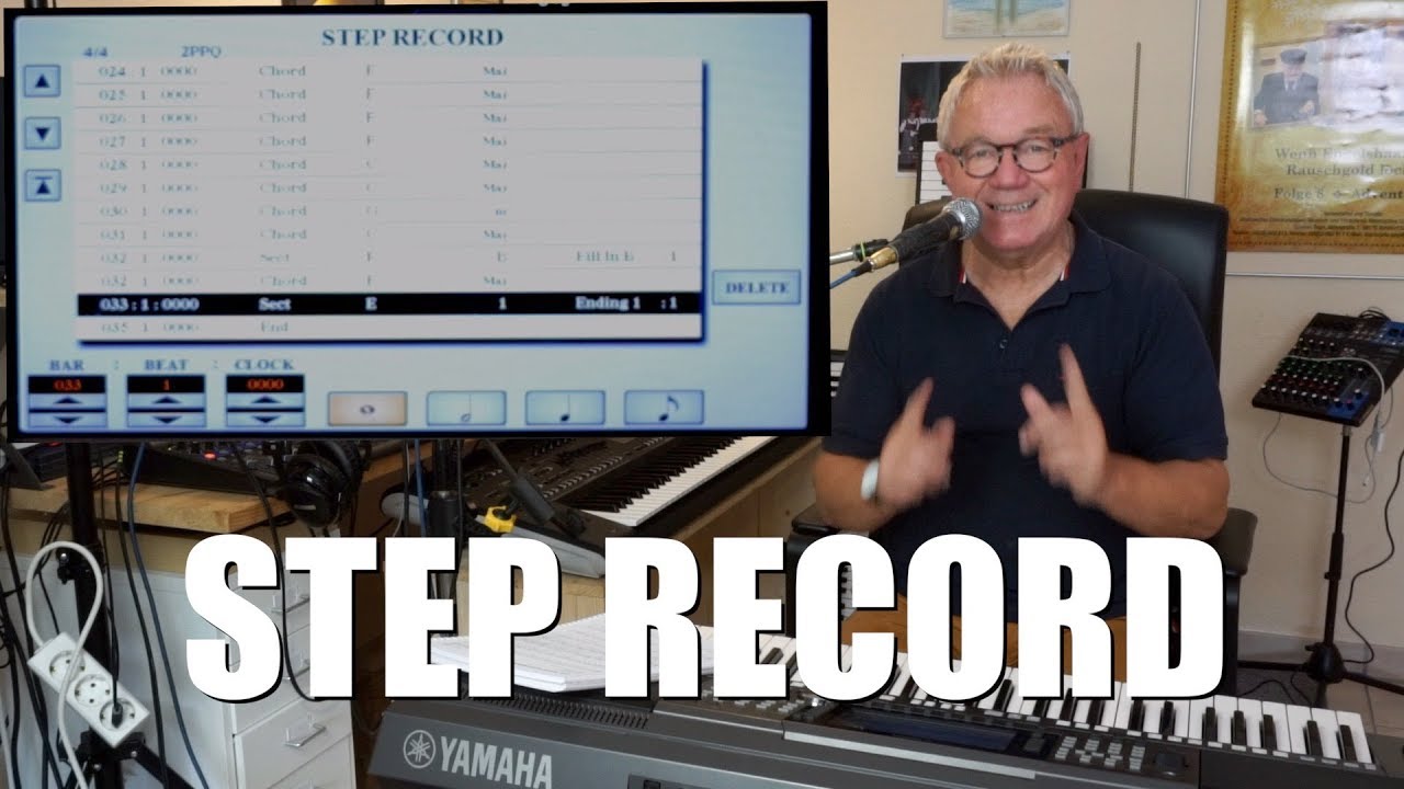 YAMAHA PSR-S970 Workshop 145 - STEP RECORD