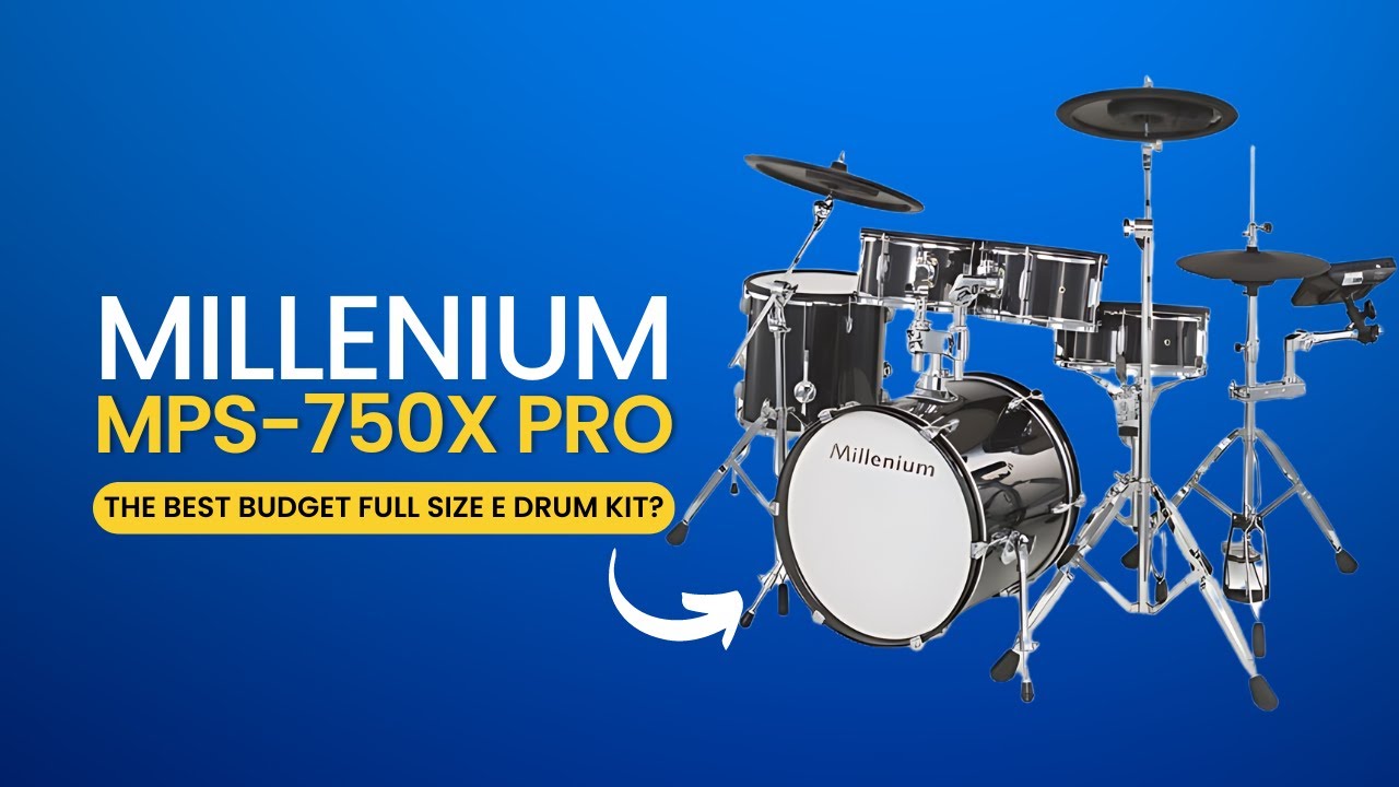 Обзор электронной ударной установки Millenium MPS-750X Pro — лучшая бюджетная полноразмерная уста...