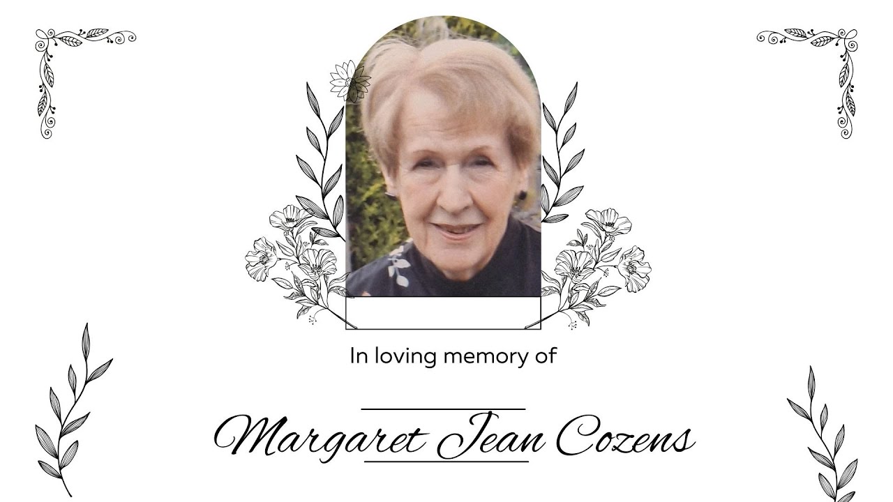 Celebrating the life of Margaret Jean Cozens