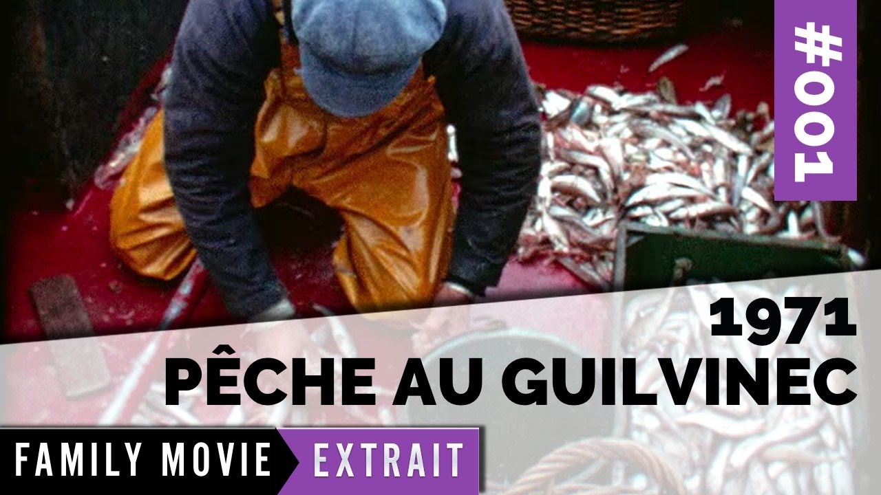 Pêche à la sardine au Guilvinec 1971 en 8 mm 1/5 | Family Movie Paris