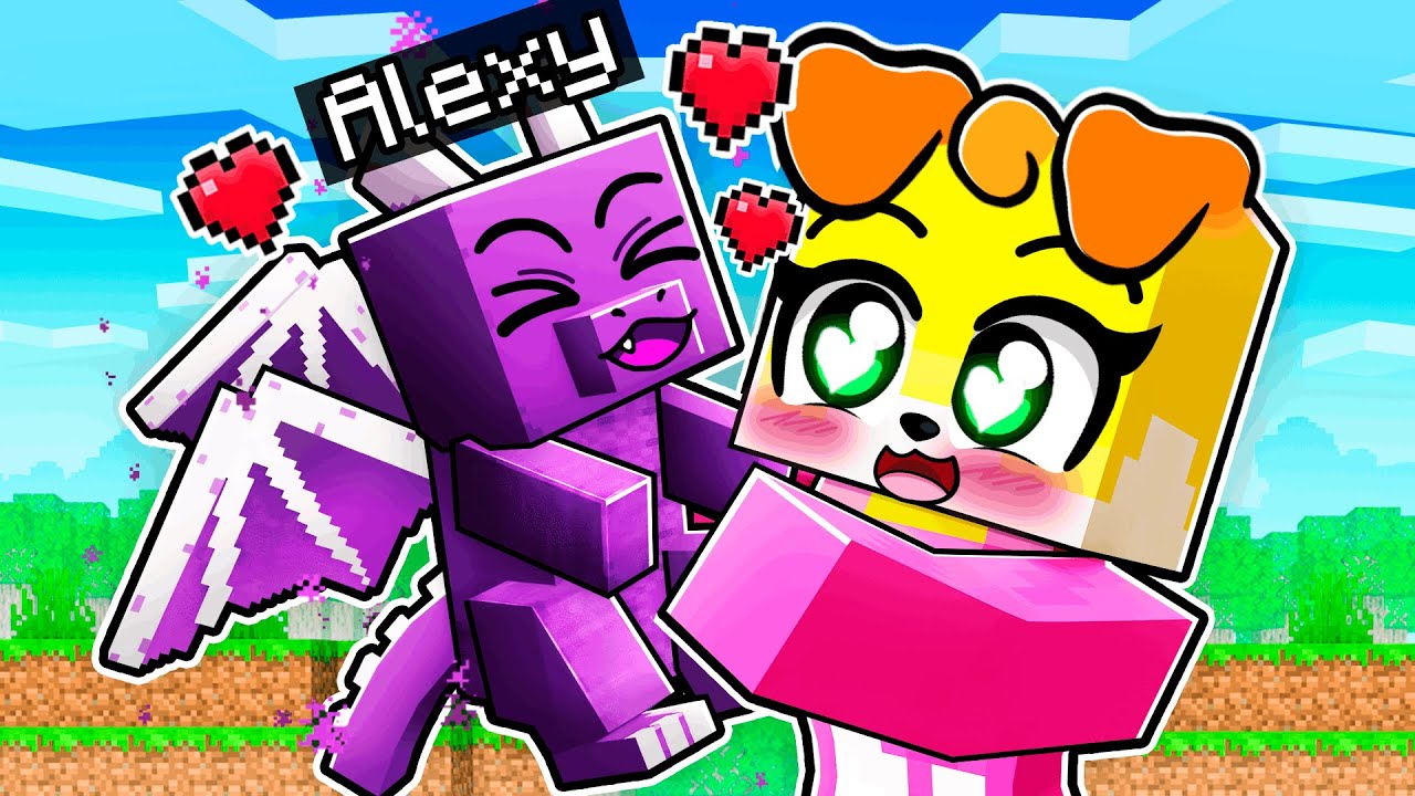 Viviendo como un BEBE DRAGON en Minecraft! 👶🐲