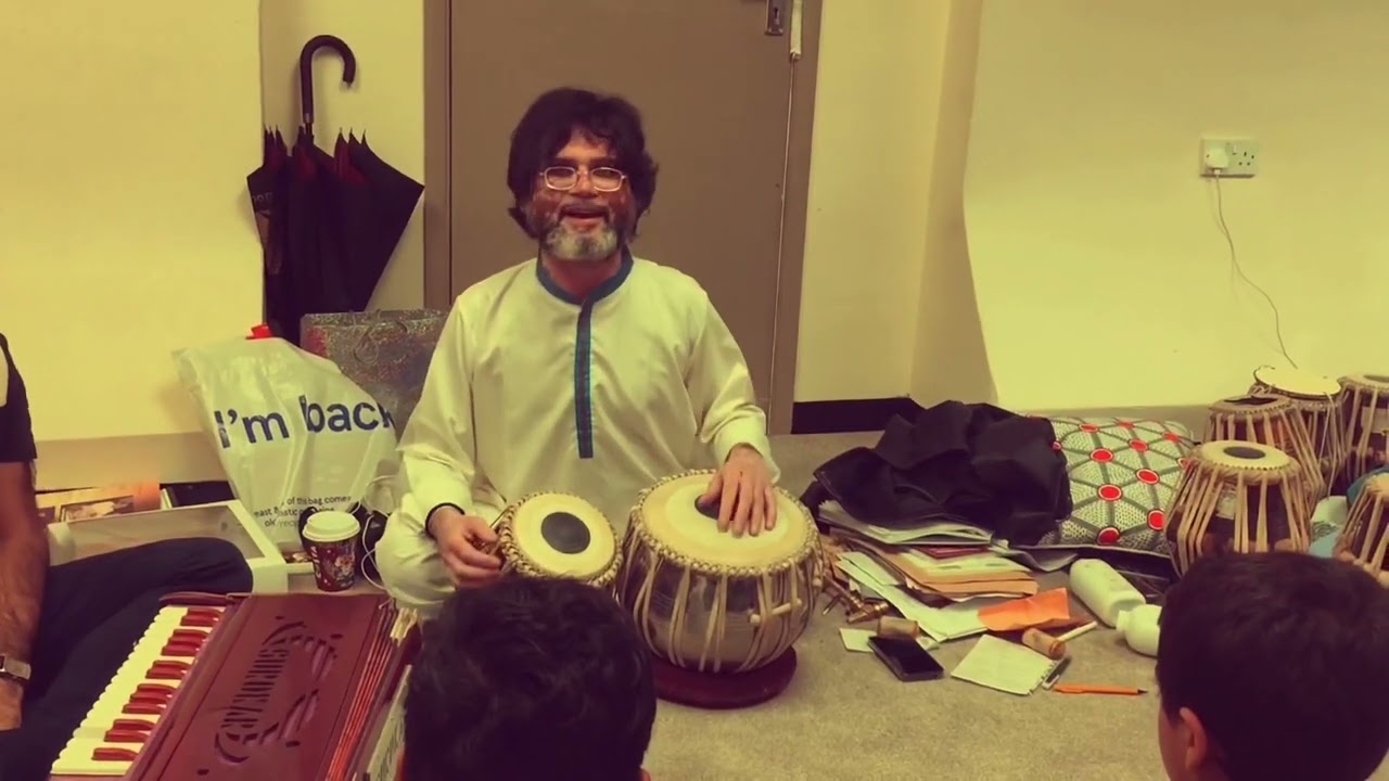 Amazing Tabla Poetry - Pt. Biplab Bhattacharya - Lecture & Demonstration at The Bhavan, London