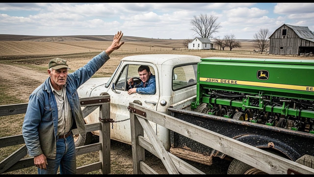 The Son Bought a New JD Seeder… BUT The Father Stopped The Truck at The Gate
