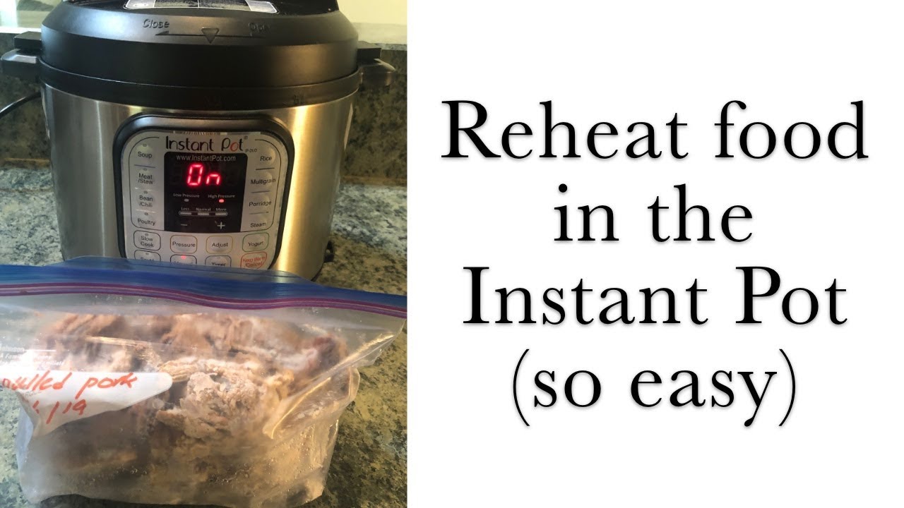 Разогрев еды в мультиварке Instant Pot (быстро и легко)