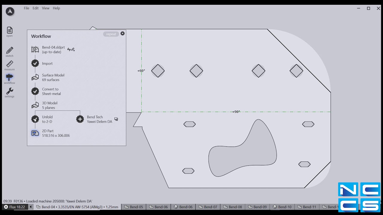 Flux Bending Software