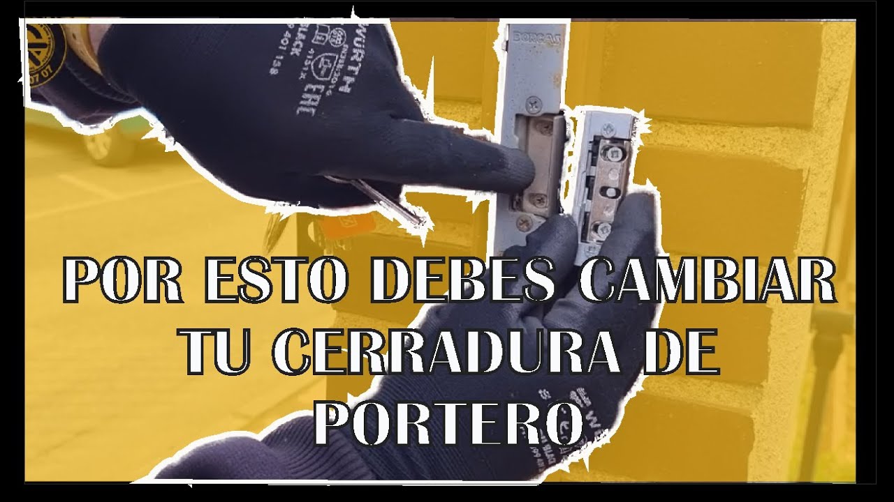por esto debes CAMBIAR la CERRADURA de PORTERO | COMODIDAD | RAPIDEZ | TUTORIAL