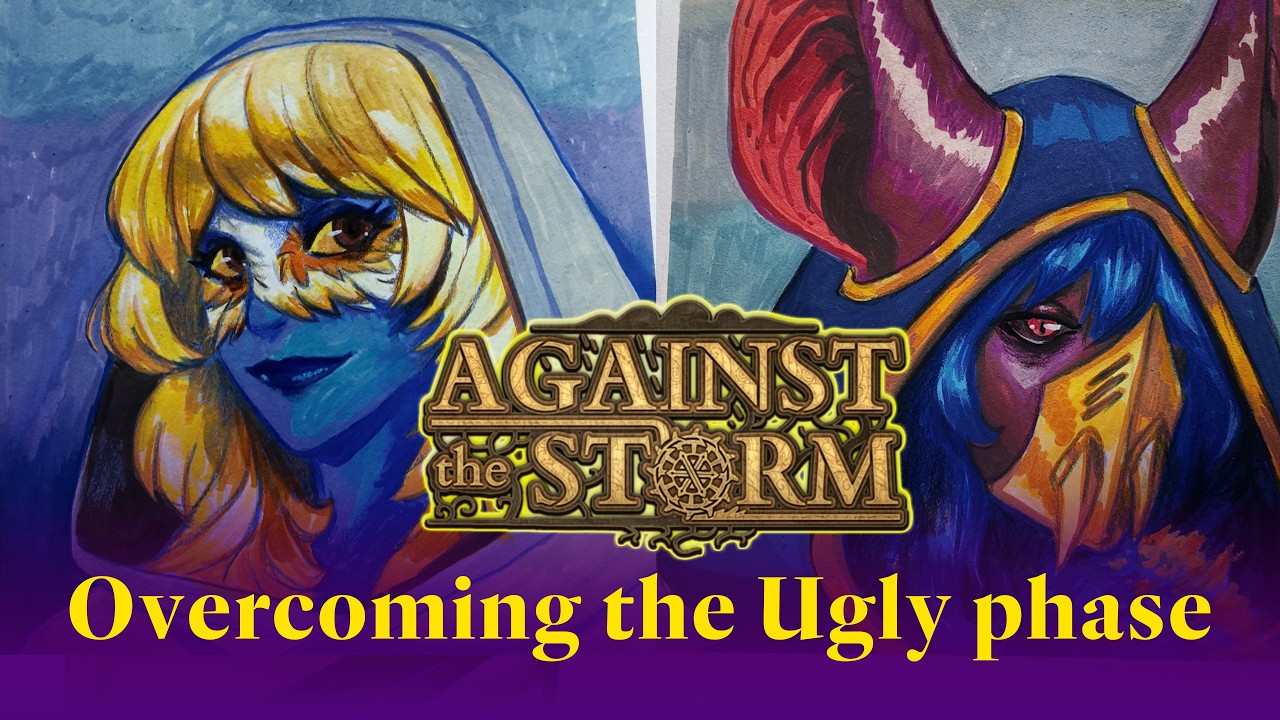 Overcoming the Ugly Phase | Sketchbook Session & Flip Through