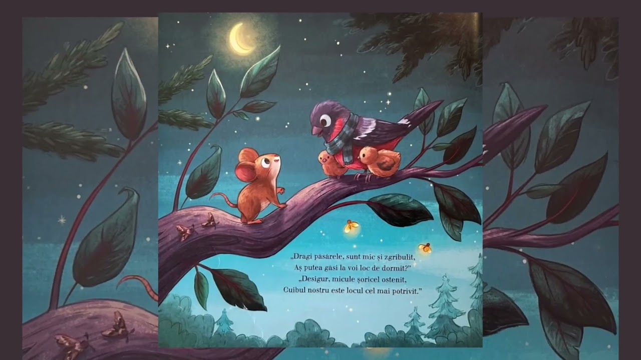 ✨ Șoricel mititel, vine ora de culcare! 🐭🌙 | Poveste de noapte bună