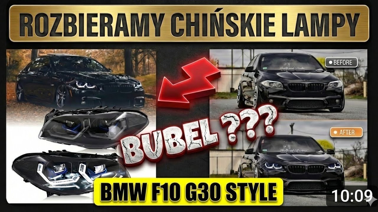 Jak zbudowane są tanie Chińskie Lampy Full Led do BMW F10 ??? 🔥🔥🔥 Rozbieramy 👙