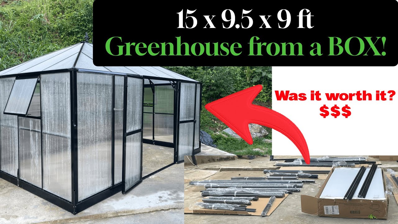 Amazon Greenhouse Build Timelapse + Honest Review | Cost, Assembly & Was it Worth it