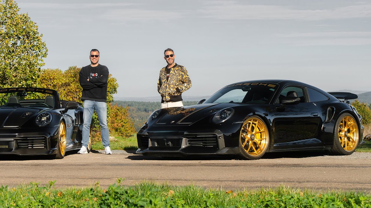 1069 л.с. в Porsche Turbo S от FPM, брутальная динамика с черно-золотой отделкой / The Supercar D...