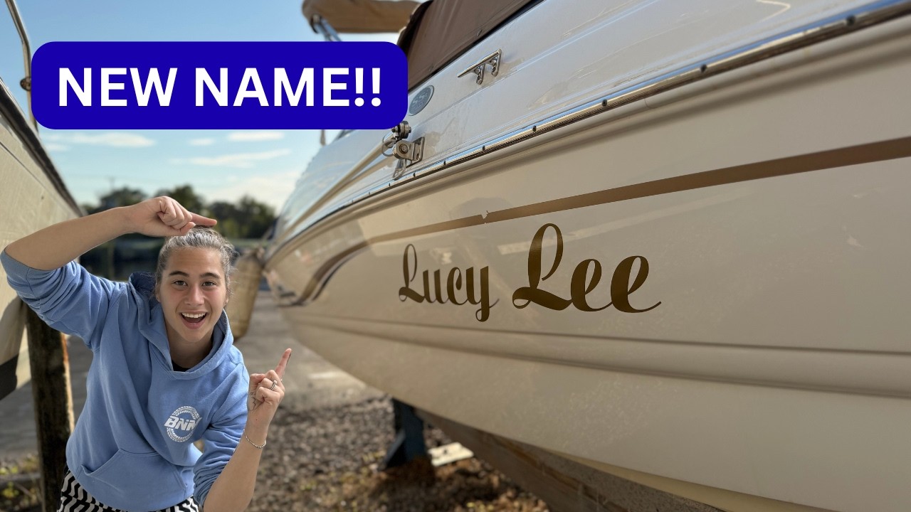 WE NAMED A BOAT!!! | Boat Graphic