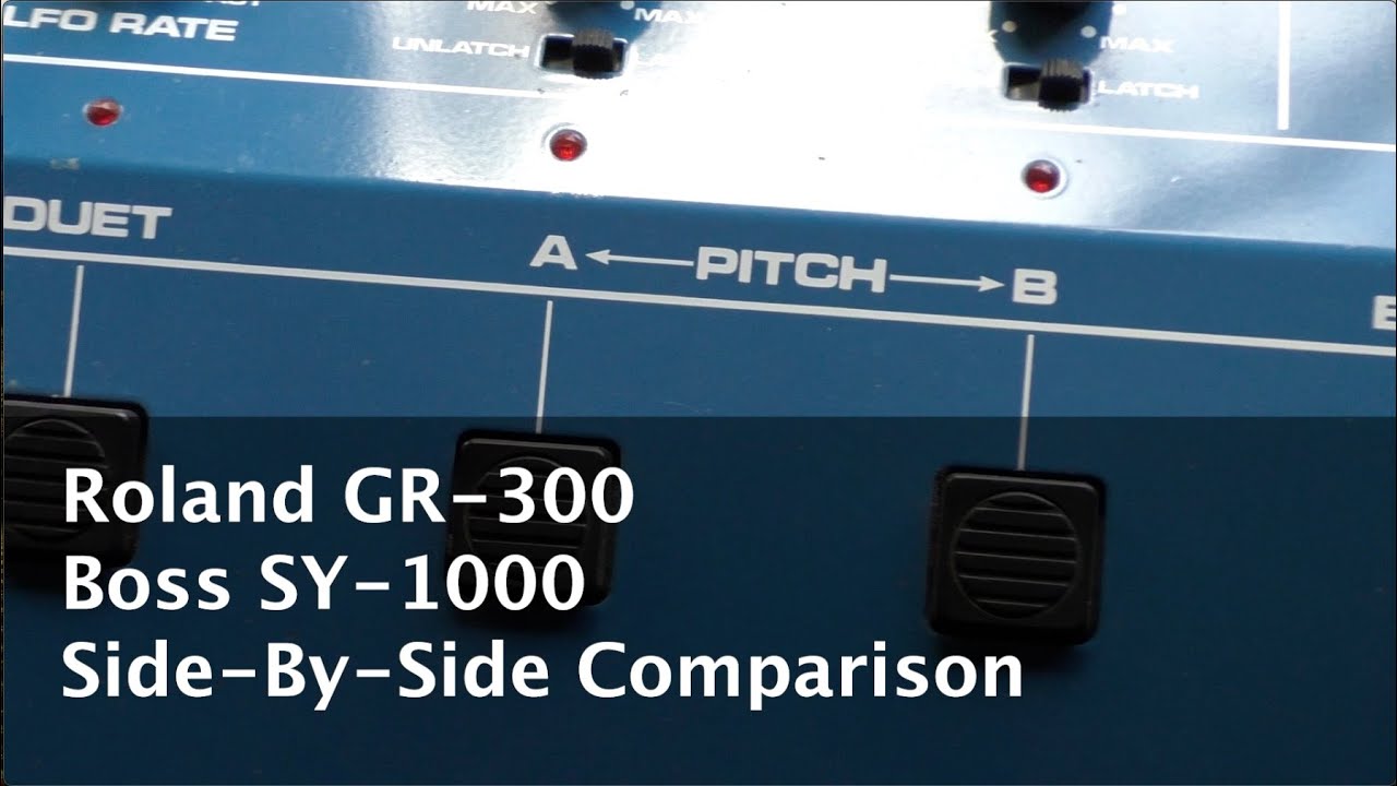 Roland Reinvents the Classic Analog Guitar Synth | Boss SY-1000 vs GR-300 | 80s Tech Revisited
