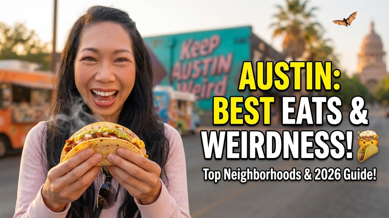 AUSTIN Travel Guide 2026: Best EATS, Prime NEIGHBORHOODS, and Unique WEIRDNESS! 🤯🌮