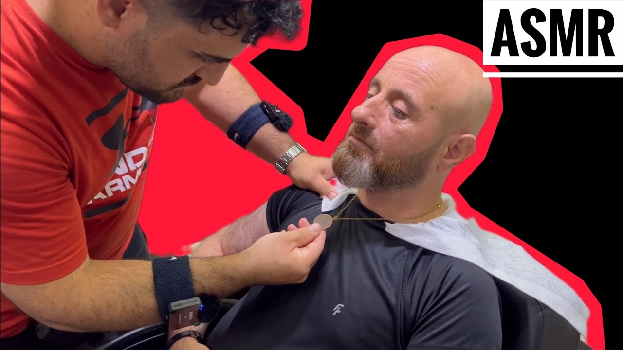 ASMR MASSAGE • Treatment session for sleep disorder • We fell asleep • Turkish Barber