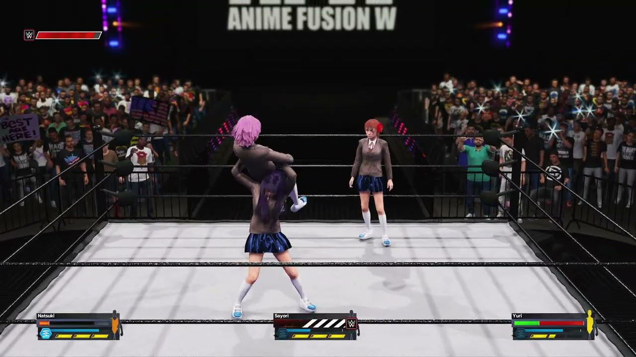 Natsuki VS Yuri | WWE 2K24 | ANIME | Doki Doki Literature Club | Club Member VS Club Member