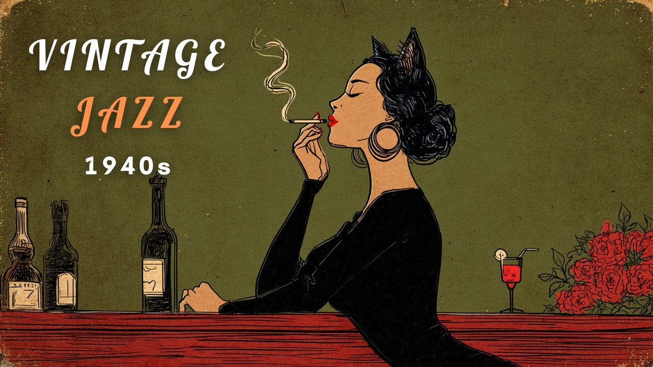 1940's Vintage Jazz Playlist - Beauty thrives in the friction of the bow. | MEOW JAZZ