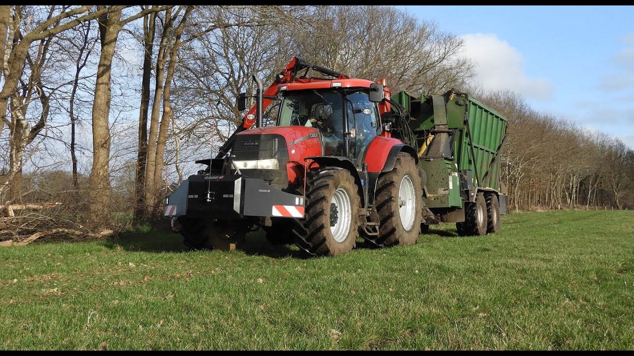 Hout snipperen | Case IH Puma 230 met Ufkes Greentec | Niels Stroeve Dienstverlening