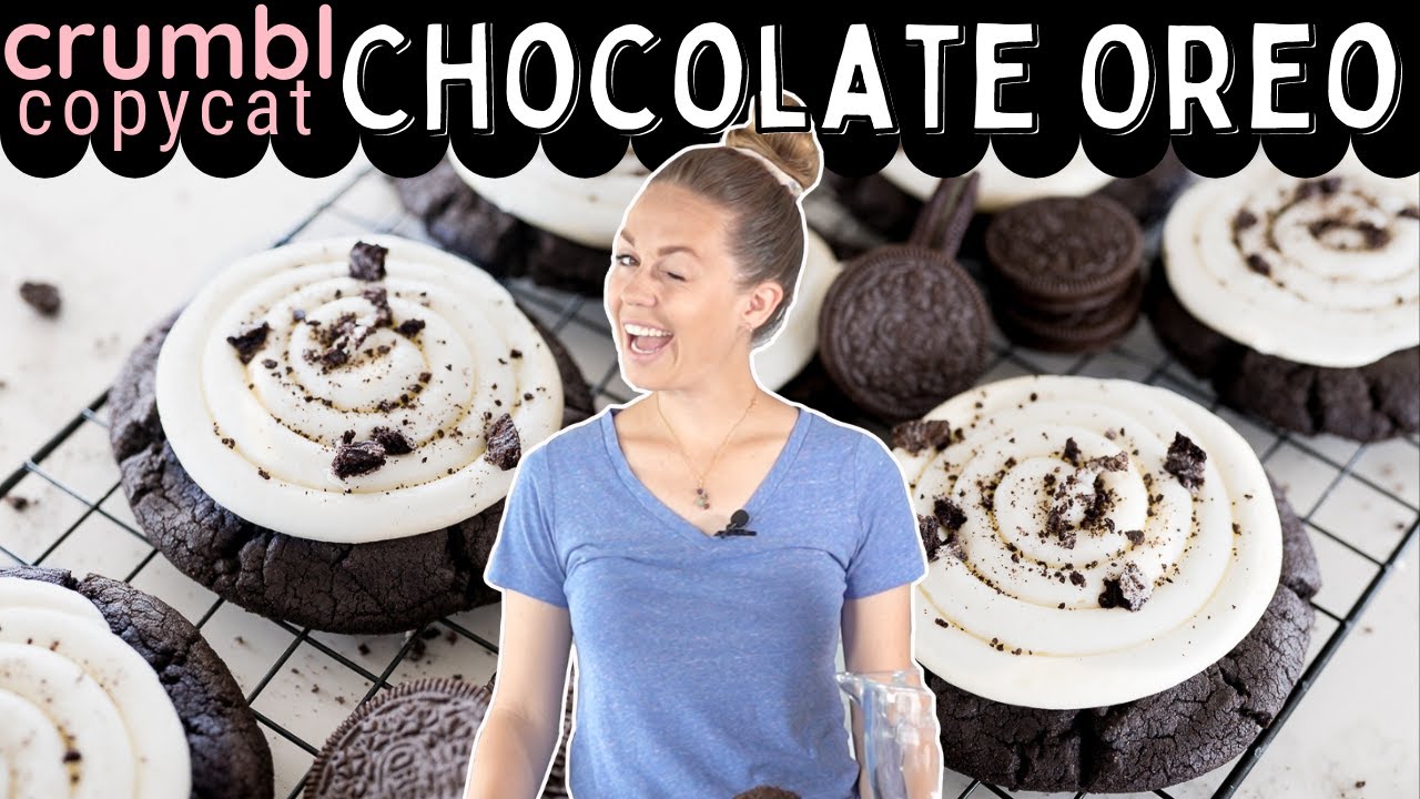 Crumbl Chocolate Oreo Cookie Copycat