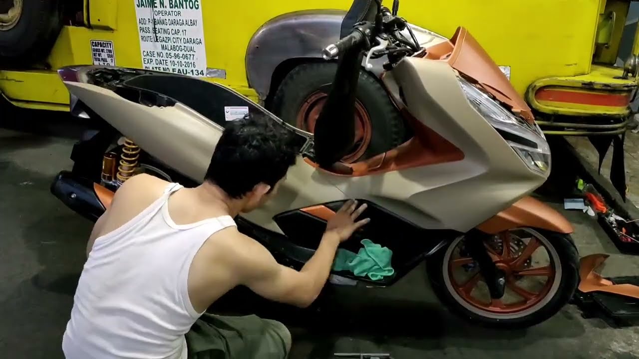 Honda PCX150 Transformation 💙🤎