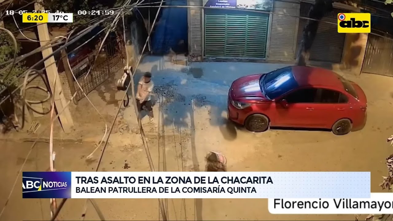 Asalto en el centro y posterior balacera en la Chacarita