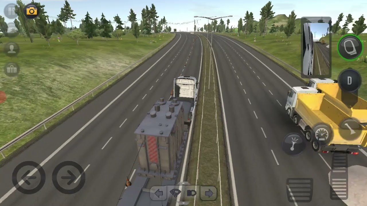 Truck simulator ultimate Bitlis'ten Bayburt'a transformatör taşıdım