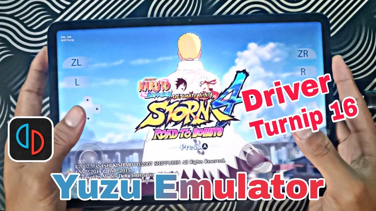 Yuzu Emulator | Naruto Ultimate Ninja Strom 4 RTB | Xiaomi Pad 6 | Snapdragon 870™