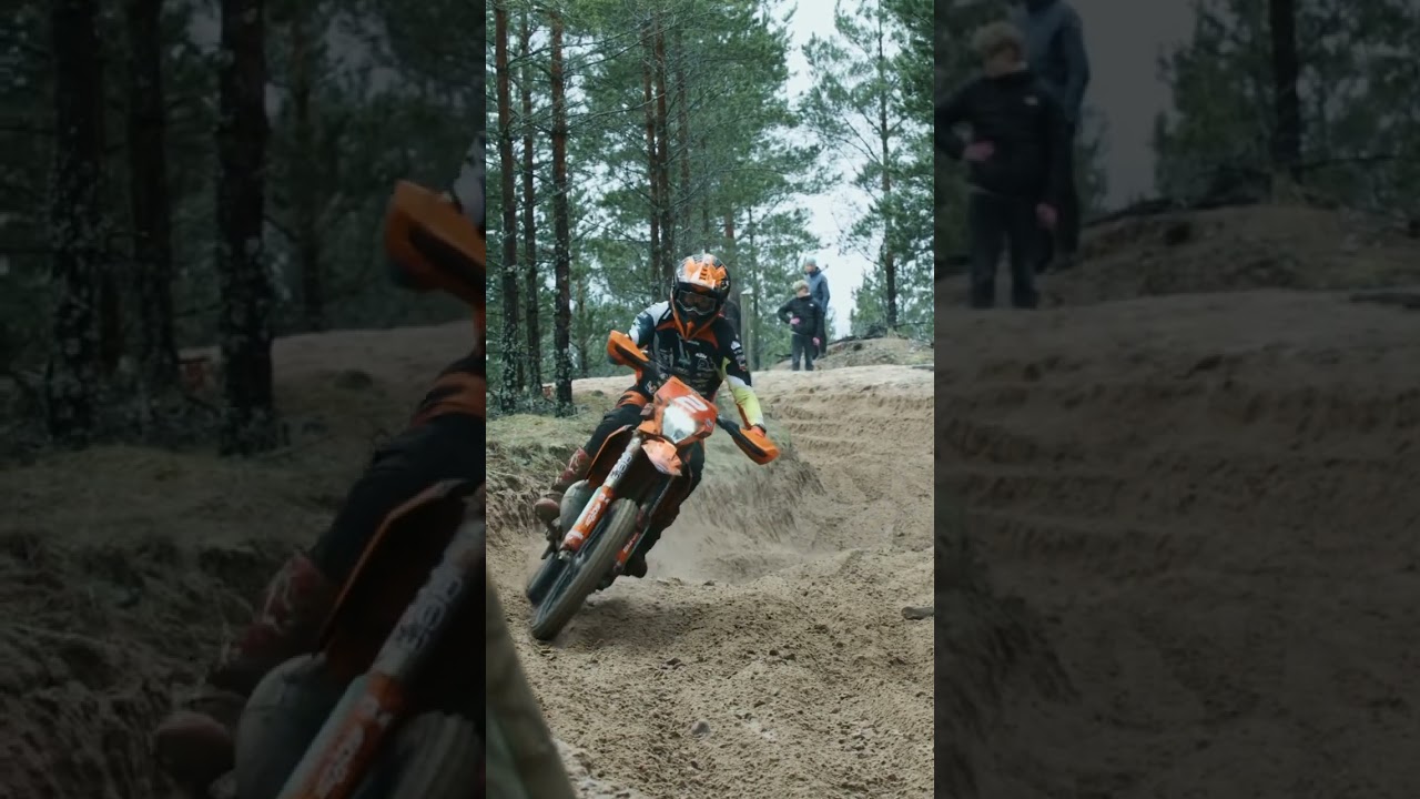 Joakim Grelsson Enduro SM Tibro #enduro #endurosm #dirtbike #slowmo
