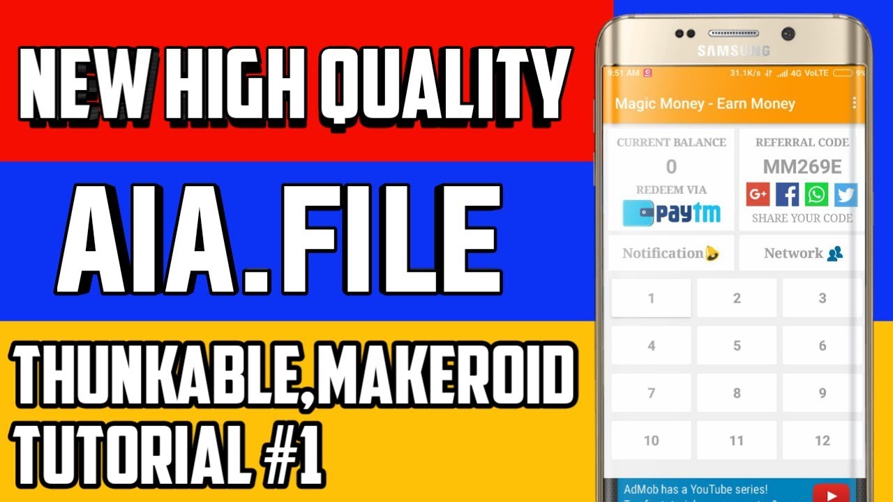 Makeroid new high quality aia file tutorial #1