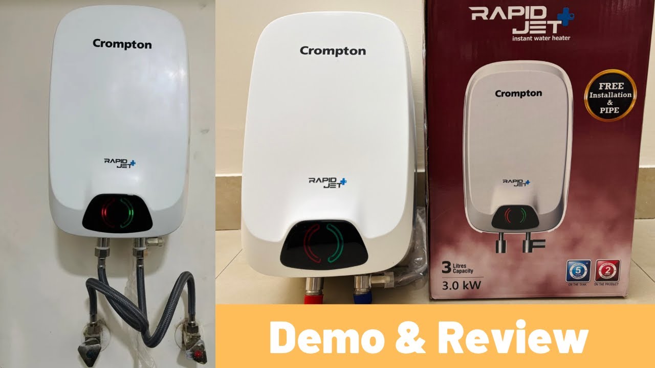 Crompton Rapid Jet 3 L Instant Water Heater | Demo & Review
