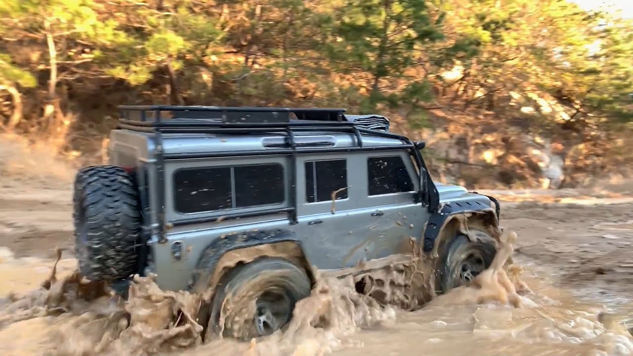 RC Car : TRAXXAS TRX4 Defender Off-road Bash! #5.
