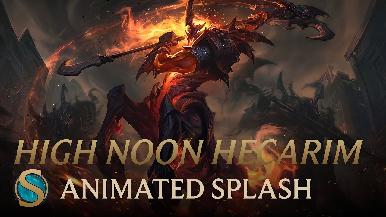 High Noon Hecarim Animated Splash Art
