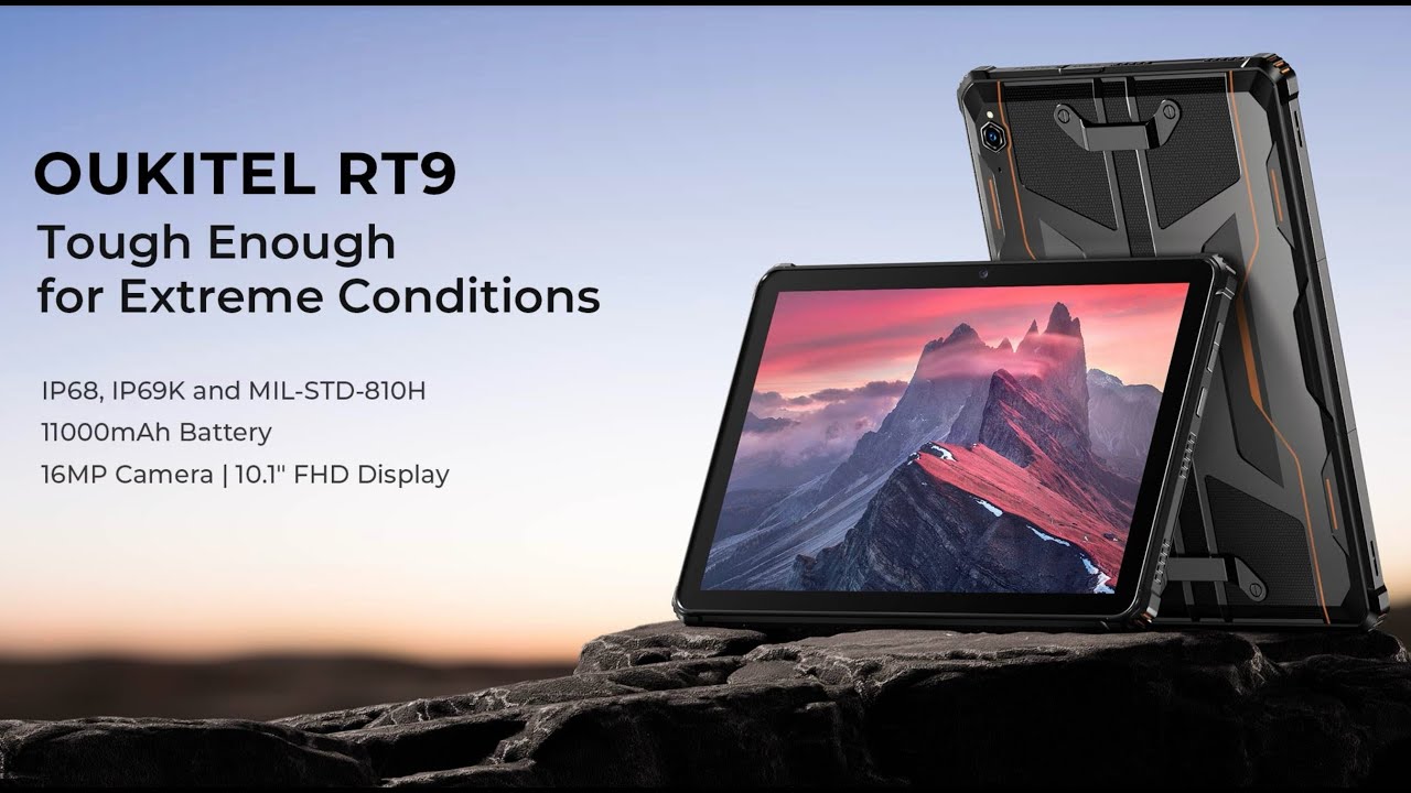 OUKITEL - RT9  The Ultimate Rugged Tablet Combining Durability and High Performance