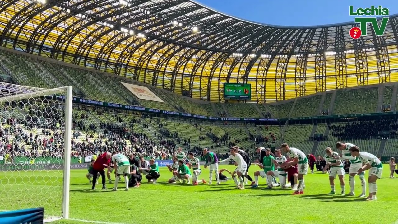 JEDZIEMY LECHIA GDAŃSK! - radość po meczu z Koroną!
