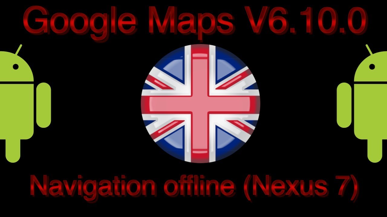 Offline Google Maps Version 6.10.0 Navigating without data