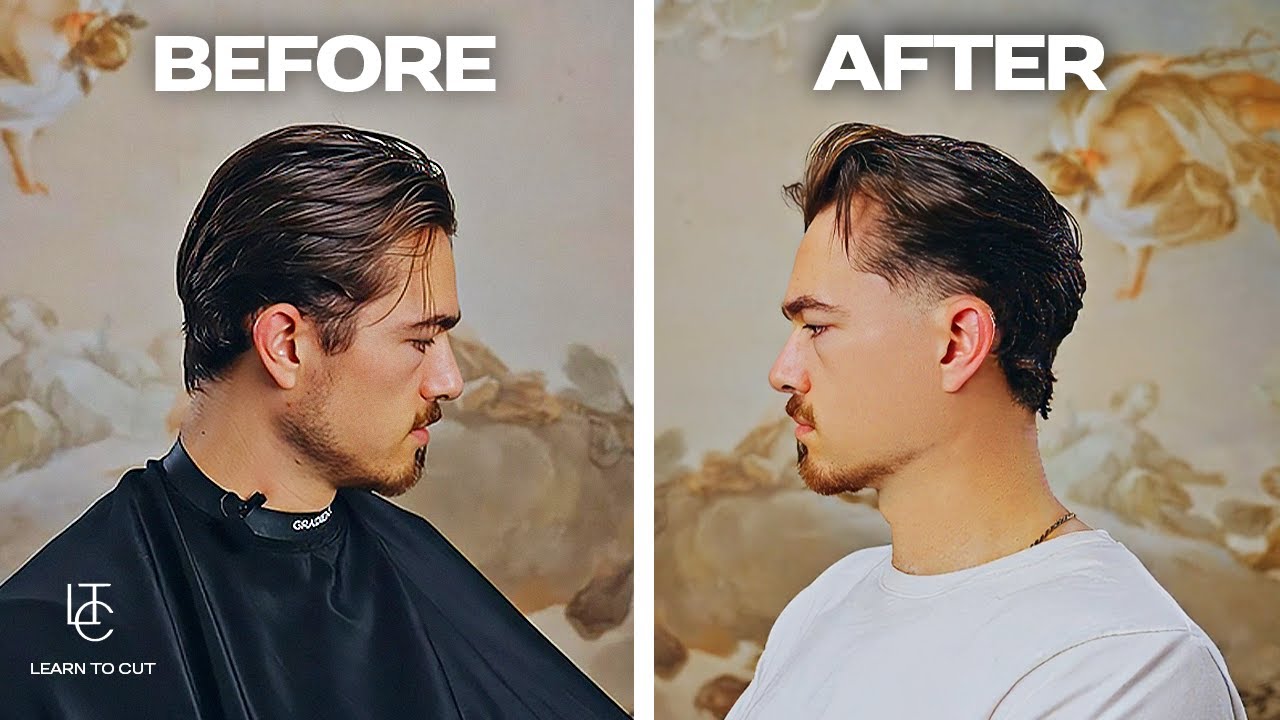 The Wet Look Middle Part | Best Men’s Hairstyle 2025