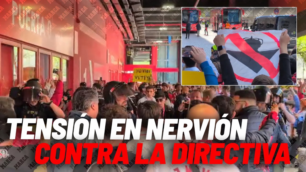 Crispación en la previa del Sevilla-Atlético: miles de sevillistas claman contra la directiva