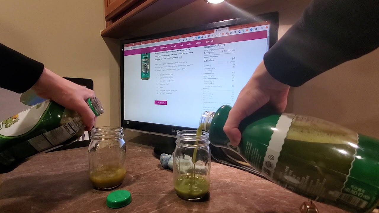 ❤️🌿 Suja vs V8 Healthy Greens What is the Best Green Juice for Weight Loss Review 🌿❤️